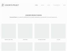 Tablet Screenshot of concrete-project.com